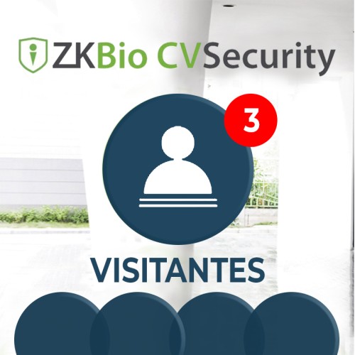  Software de Visitantes (Licencia 3 Estaciónes) para ZKBio CVSecurity V5000 (ZKBioCV-VIS-P3-1W)